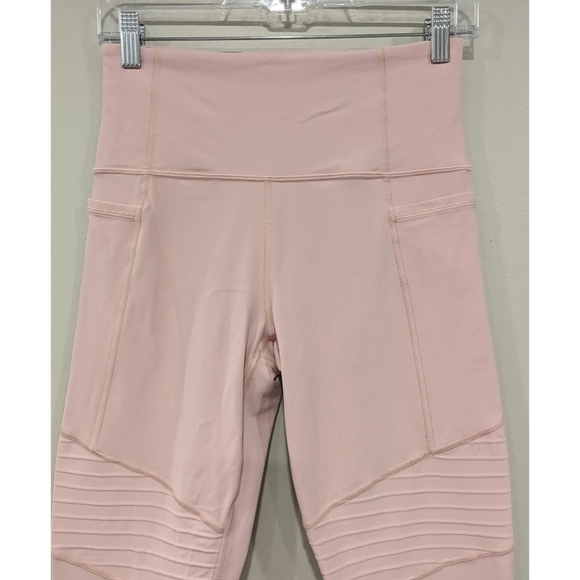 Athleta Pink Inclination Moto Leggings Size Small - Picture 2 of 8